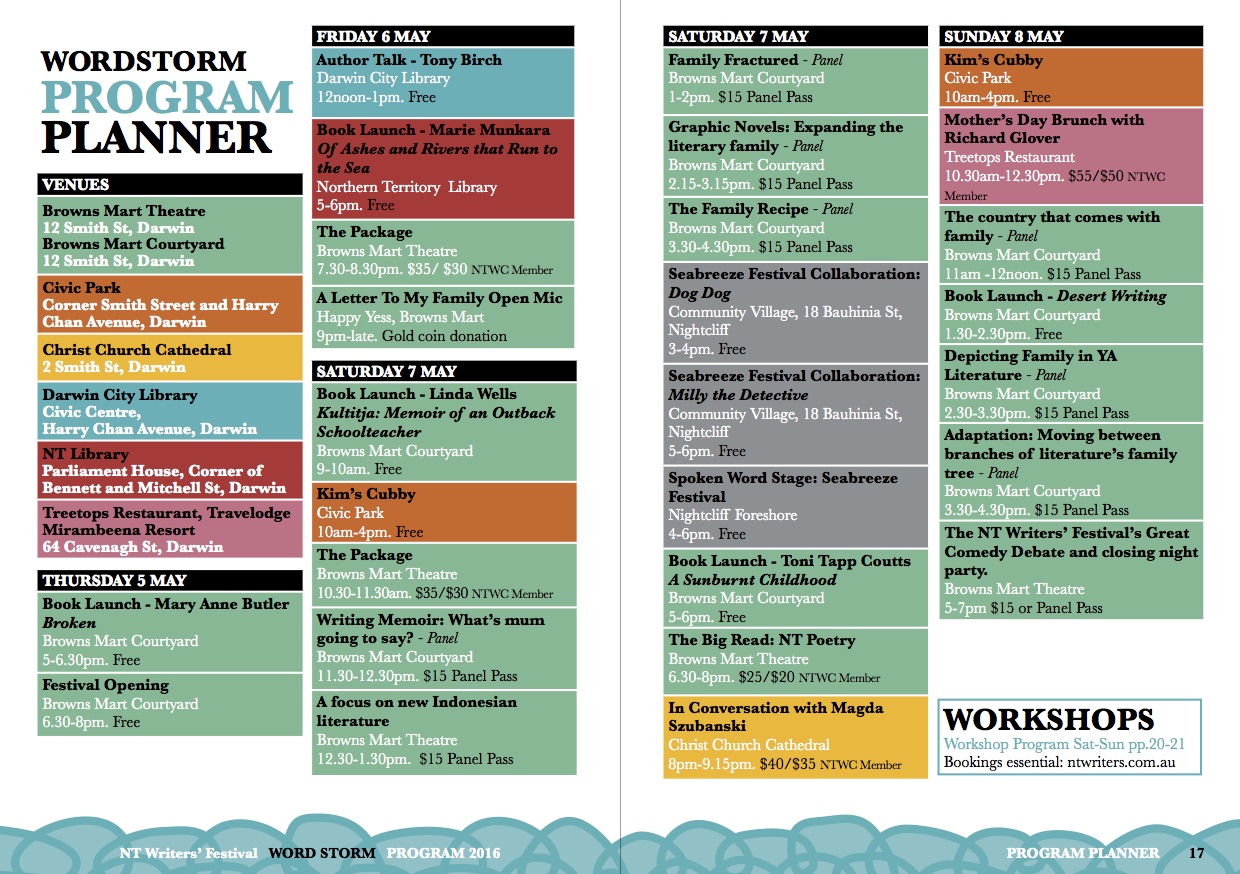 WordstormProgramPlanner NT Writers' Centre